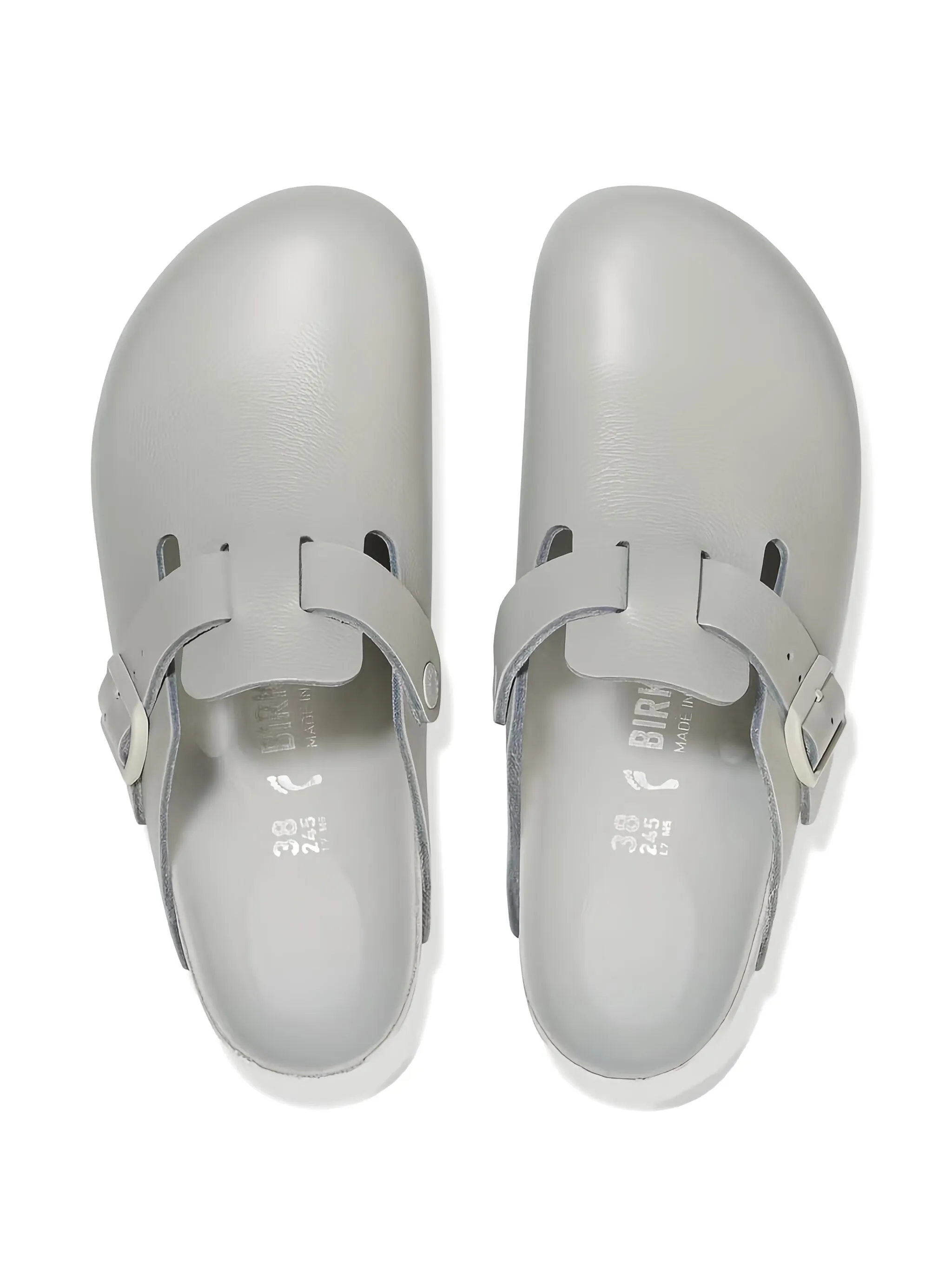 Клоги Boston Birkenstock, серый — фото 3