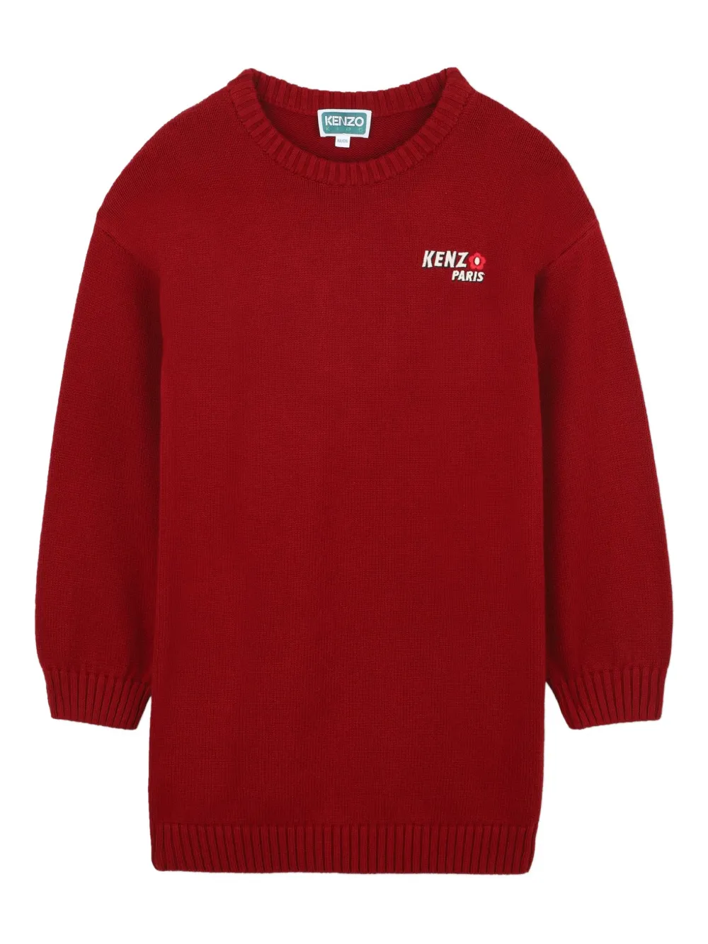

Трикотажное платье Kenzo Kids, красный