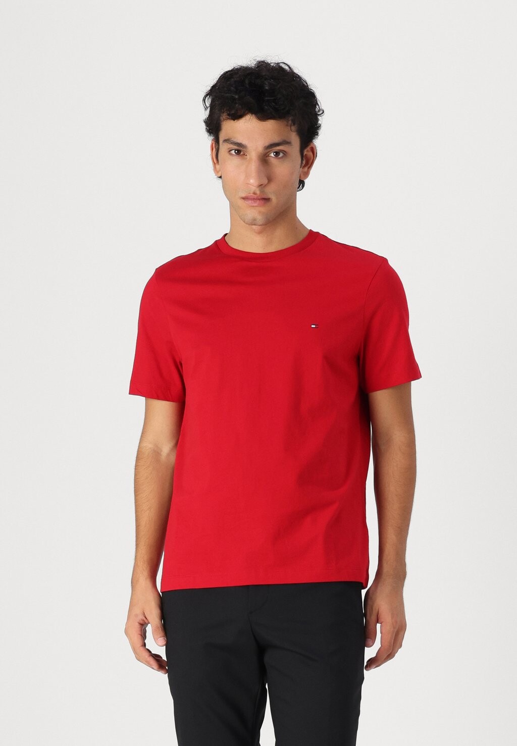 Базовая футболка SEASONAL FIT SOLID TEE Tommy Hilfiger, красный — фото 3