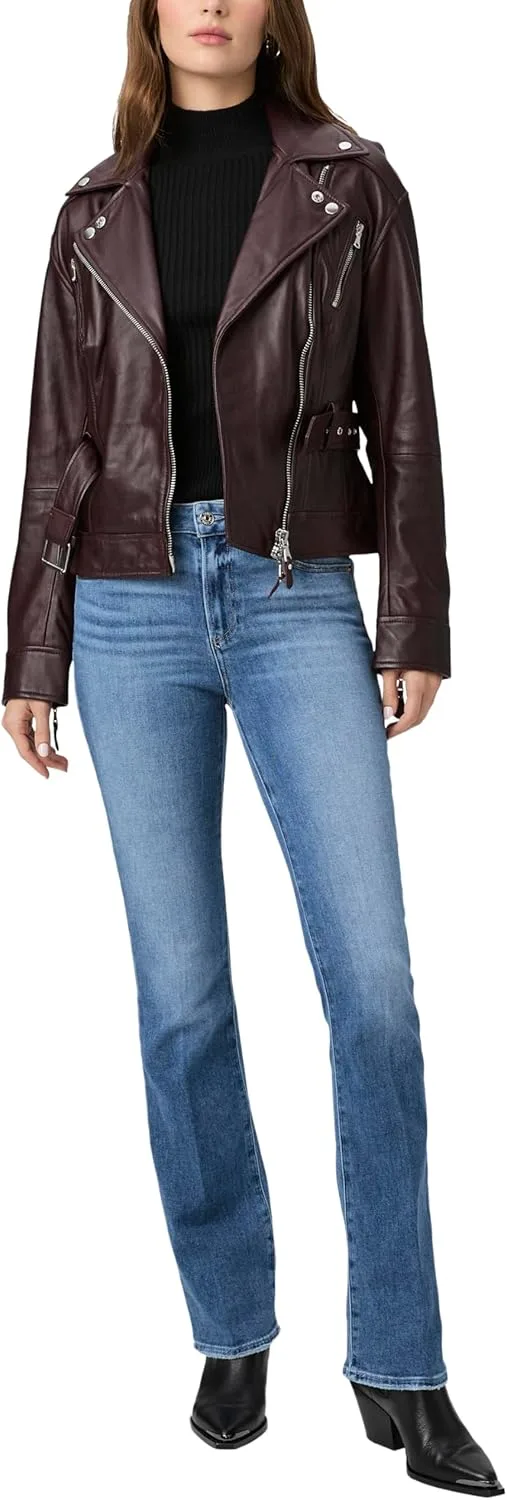 

Paige Women's High Rise Manhattan Boot Cut 32 Inch Inseam