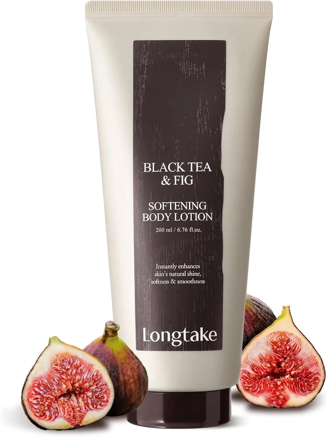 Лосьон для тела Longtake Black Tea & Fig, 200 мл, увлажняющий, с ароматом инжира