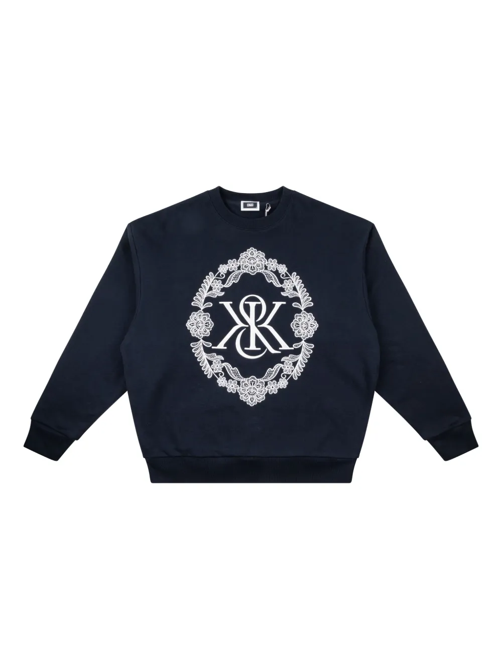 

Свитшот с принтом-логотипом KITH, синий