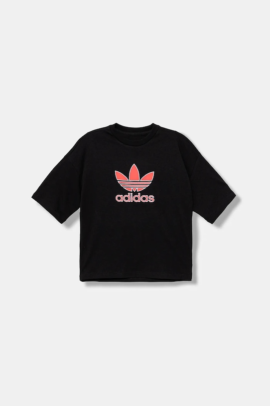 

Детская хлопковая футболка Adidas Originals, черный