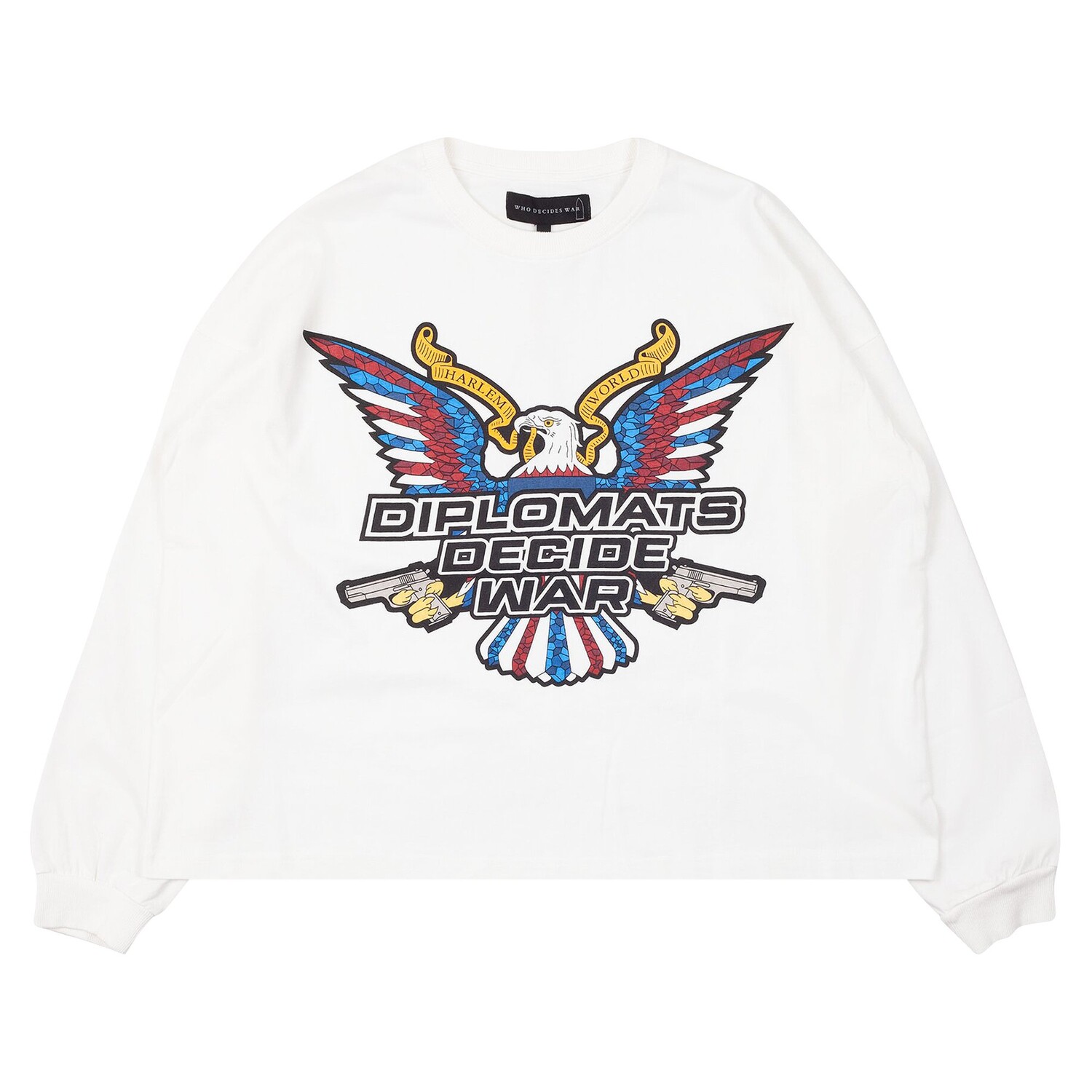 

Кто решает, военные дипломаты решают Crewneck Cloud