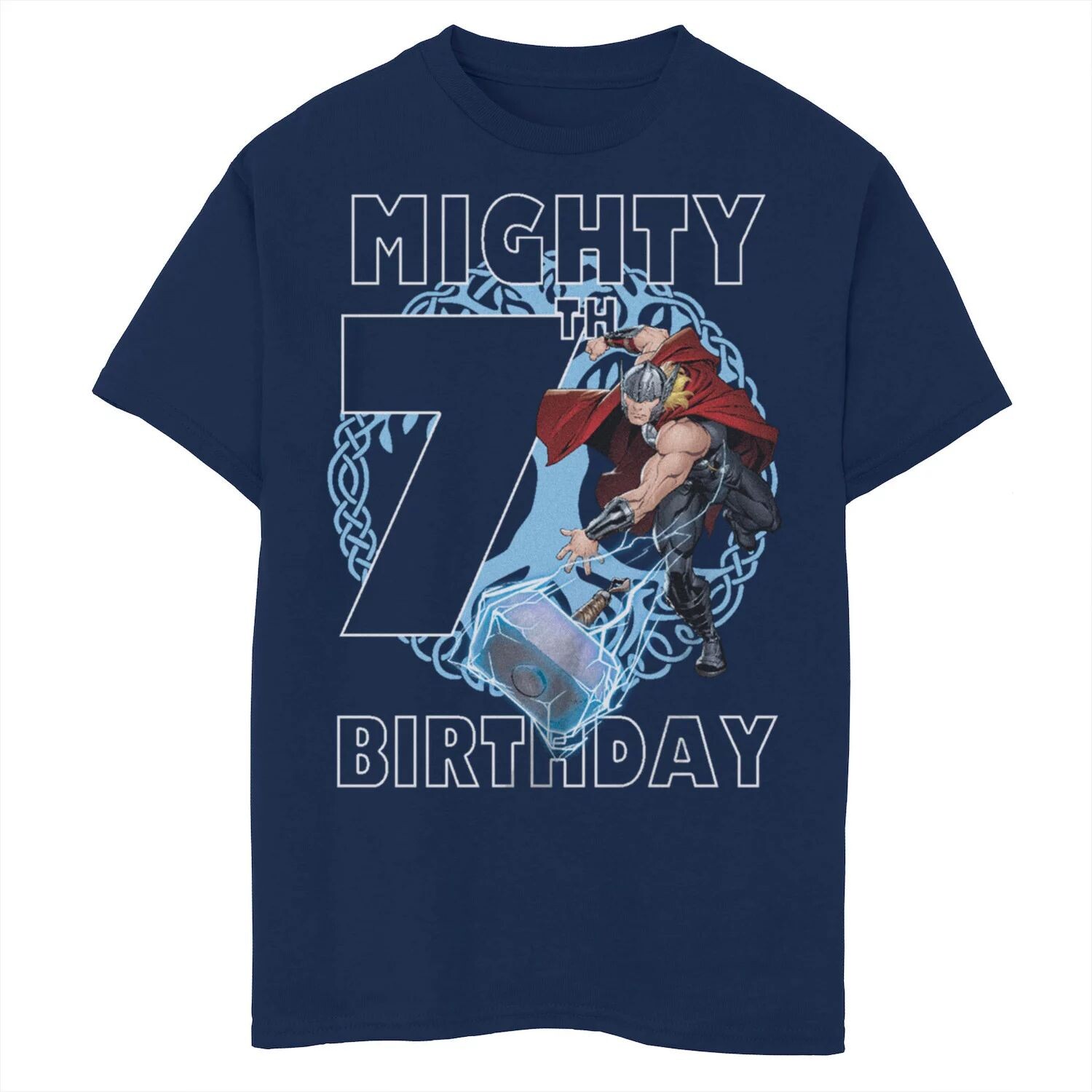 

Футболка на 7-летие Marvel Thor Mighty для мальчиков 8–20 лет Licensed Character