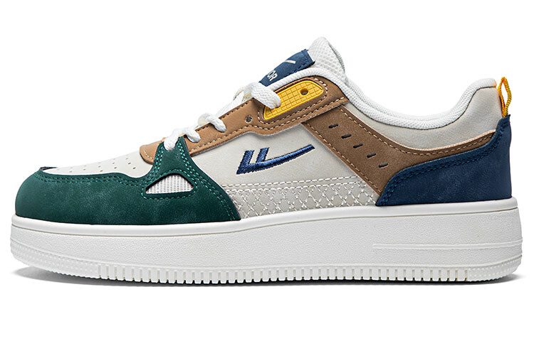 

Кроссовки WARRIOR Skateboarding Shoes Men Low-top Green/Beige, зеленый