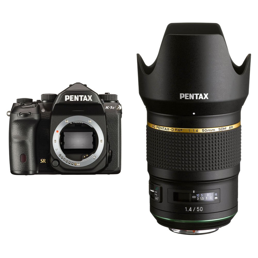 

Зеркальная камера Pentax Pentax K-1 Mark II DSLR Camera with HD FA 50mm f/1.4 SDM