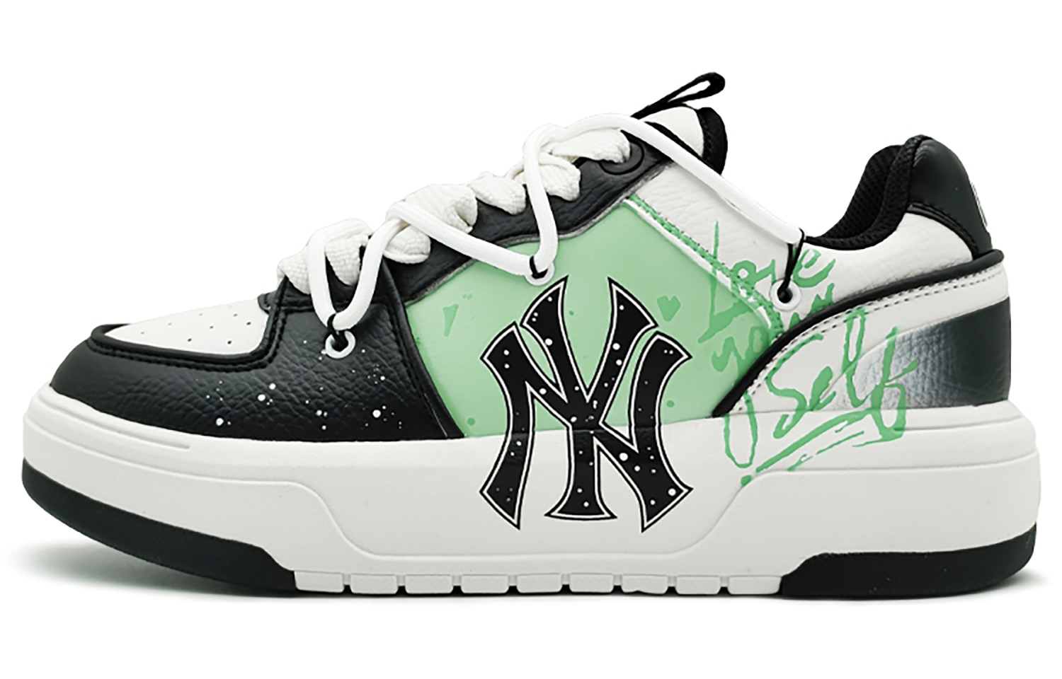 

MLB Кроссовки для скейтборда Her Power EIGHT% с защитой от истирания, низкие, унисекс, зеленые, цвет Green