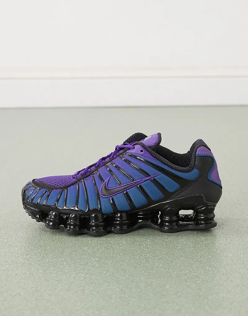 Кроссовки Nike Shox TL фиолетового цвета — фото 2