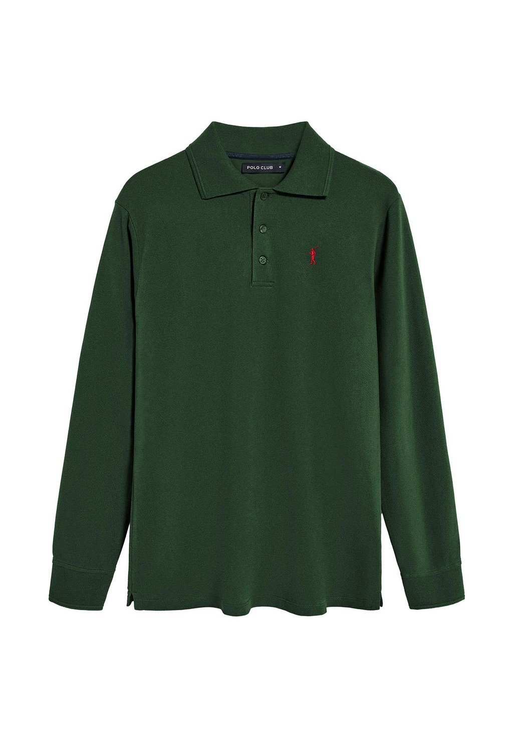 

Футболка с длинным рукавом REGULAR FIT THREE BUTTONS RIGBY Polo Club, зеленый