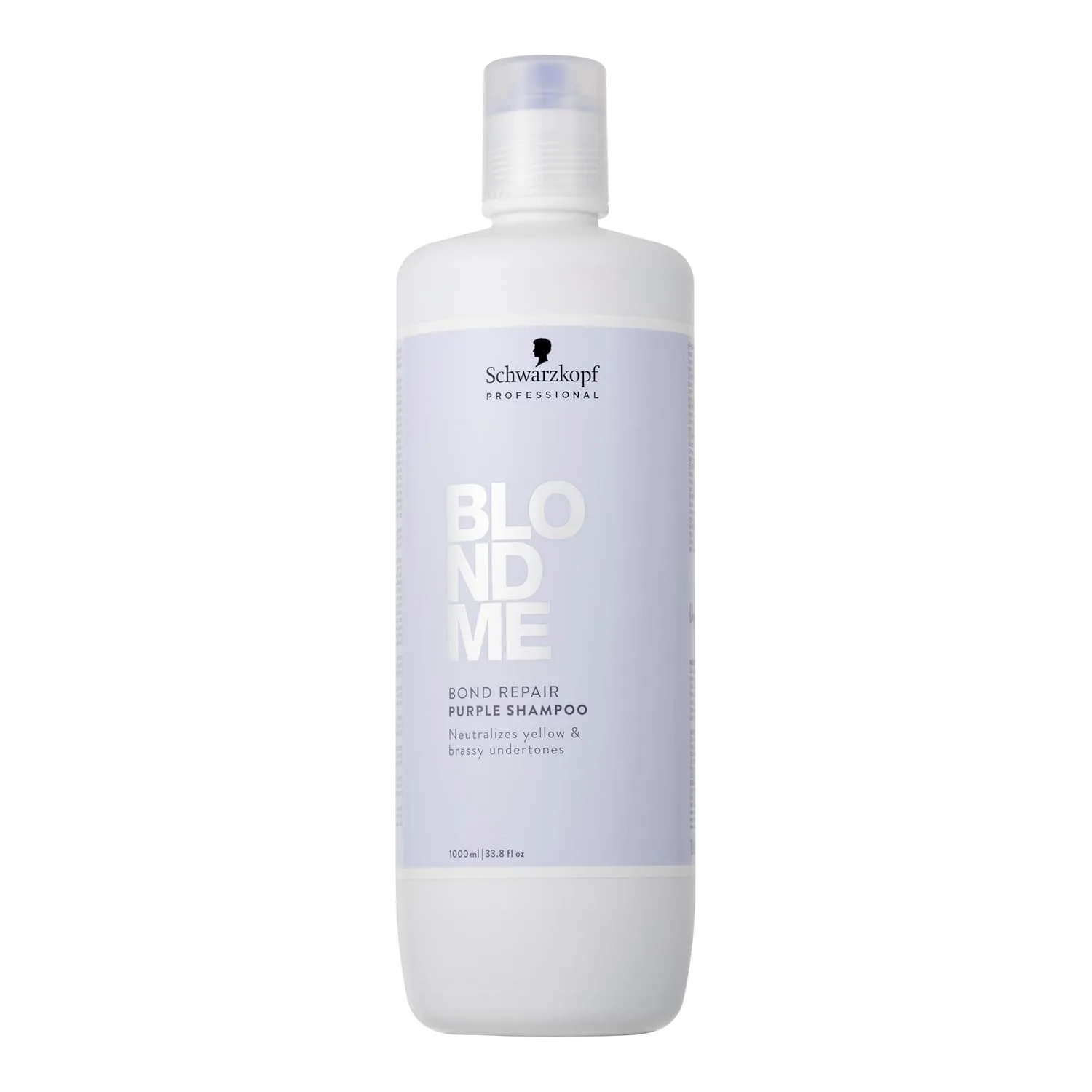 BlondMe Bond Repair Purple Shampoo для блонда | нейтрализует желтизну и медные оттенки | укрепляет, восстанавливает и предотвращает ломкость | для увлажненных и здоровых холодных тонов 1000 мл (.), purple