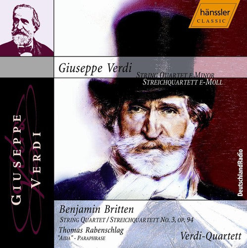 

CD диск Verdi / Britten / Verdi Quartet: QT STR