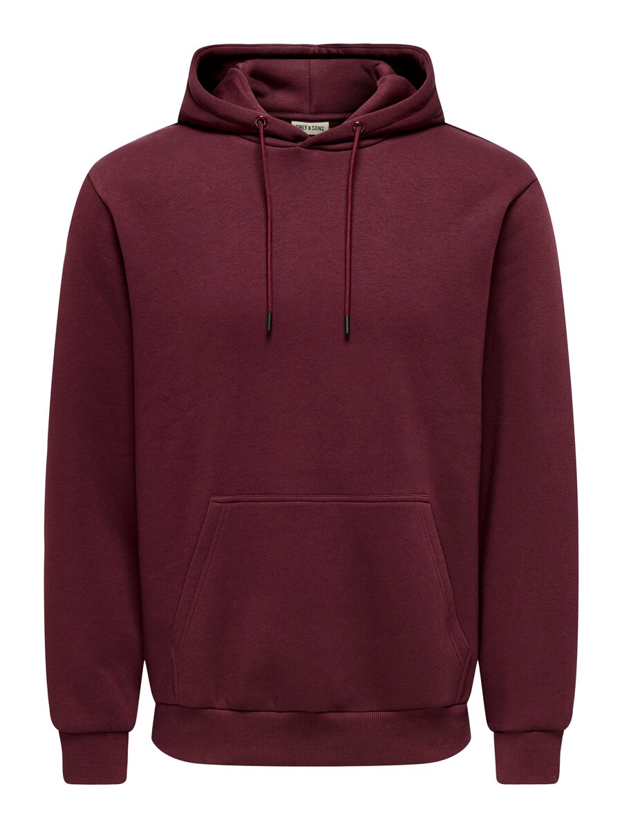 

Толстовка обычного кроя Only & Sons ONSCERES, Wine Red