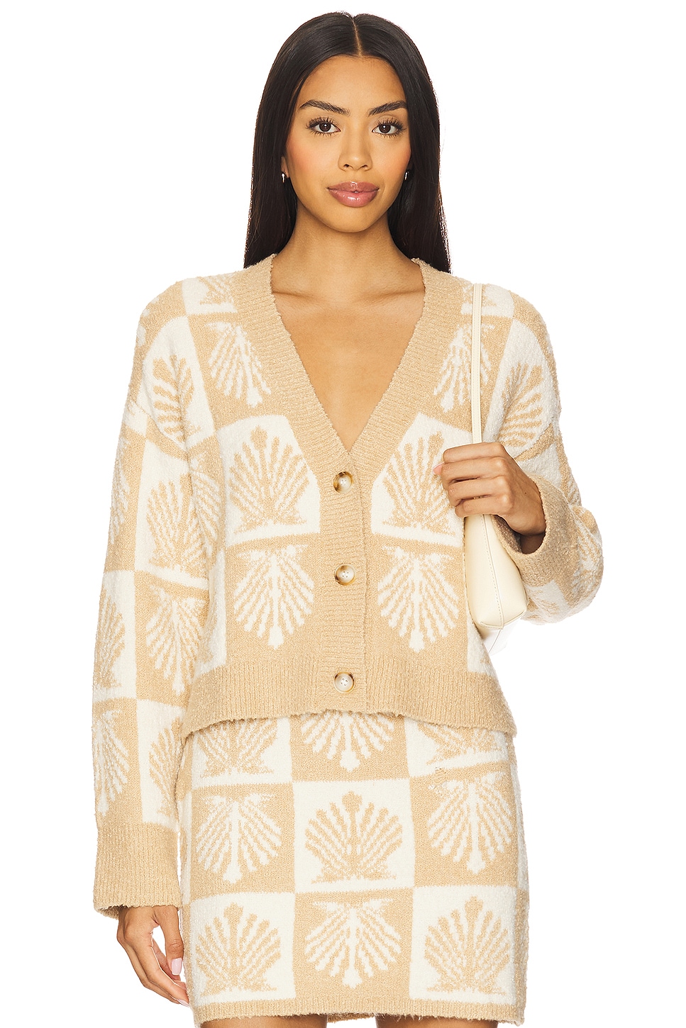 

Кардиган "Shell be there" Lspace, seashell jacquard