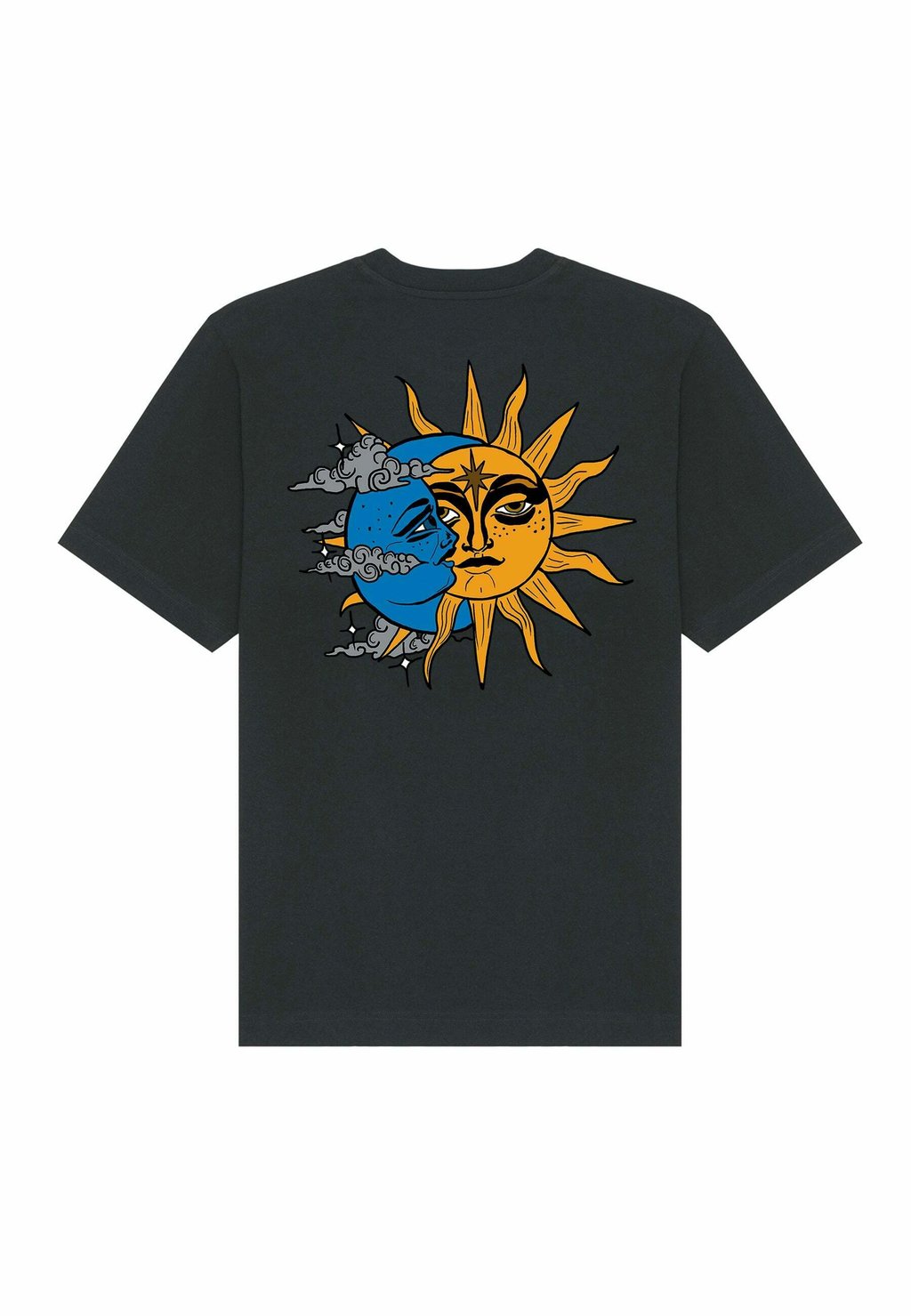 

Футболка с принтом LUNAR BACK UNISEX HEAVYWEIGHT TEE Mira Paris, черный