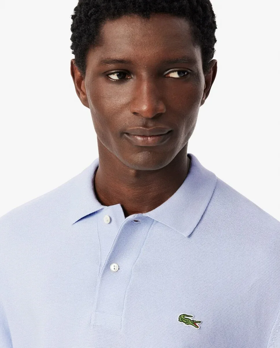 Мужская футболка с коротким рукавом Lacoste, светло-голубой — фото 3