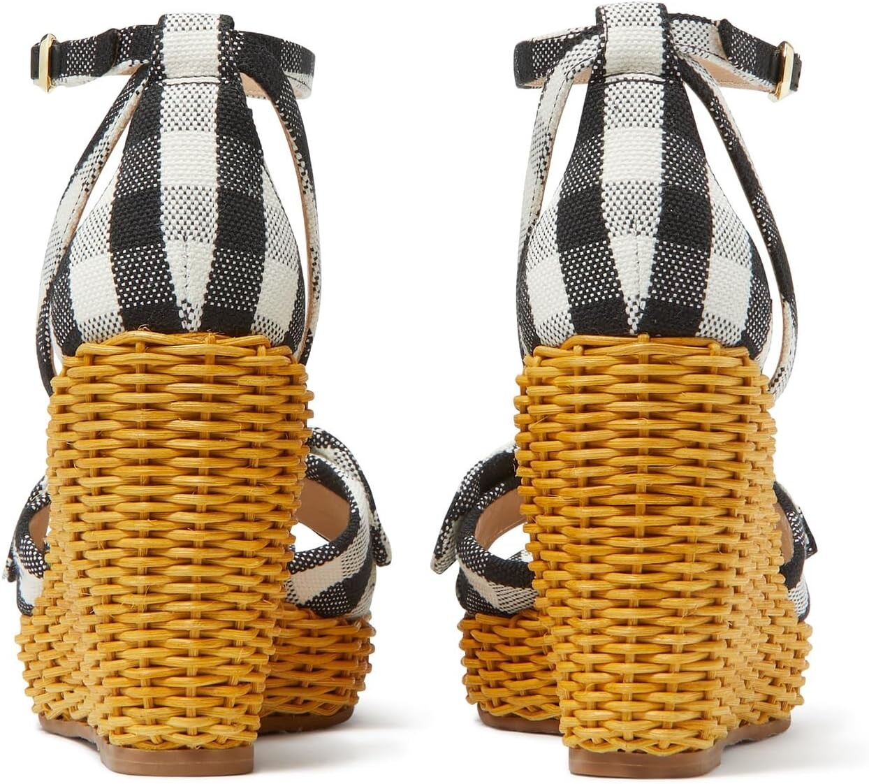 Сандалии Kate Spade New York Tianna Wicker, цвет Black/Cream — фото 3
