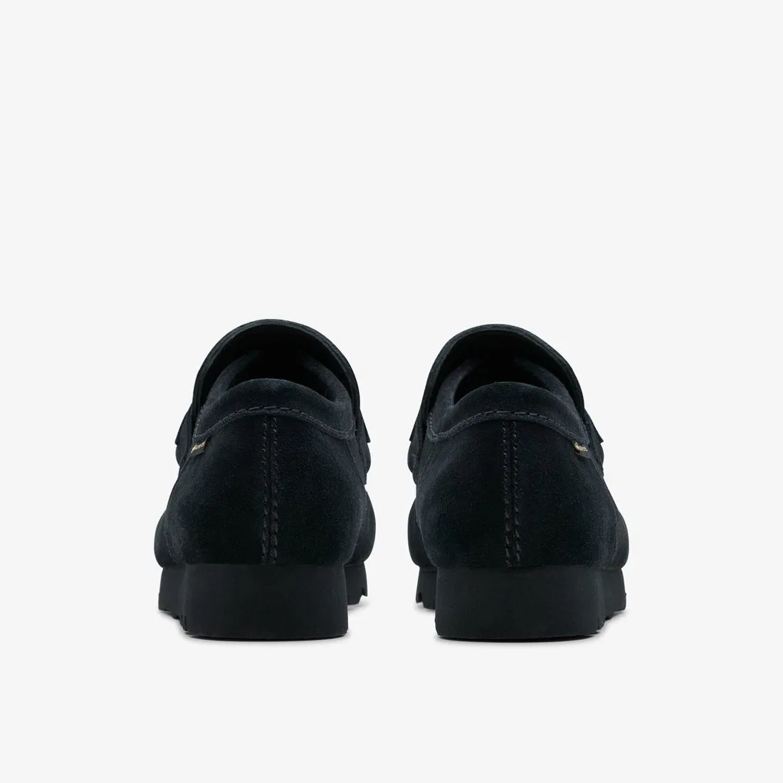 Унисекс туфли Clarks Walla Loafer GTX замшевые чёрные — фото 4