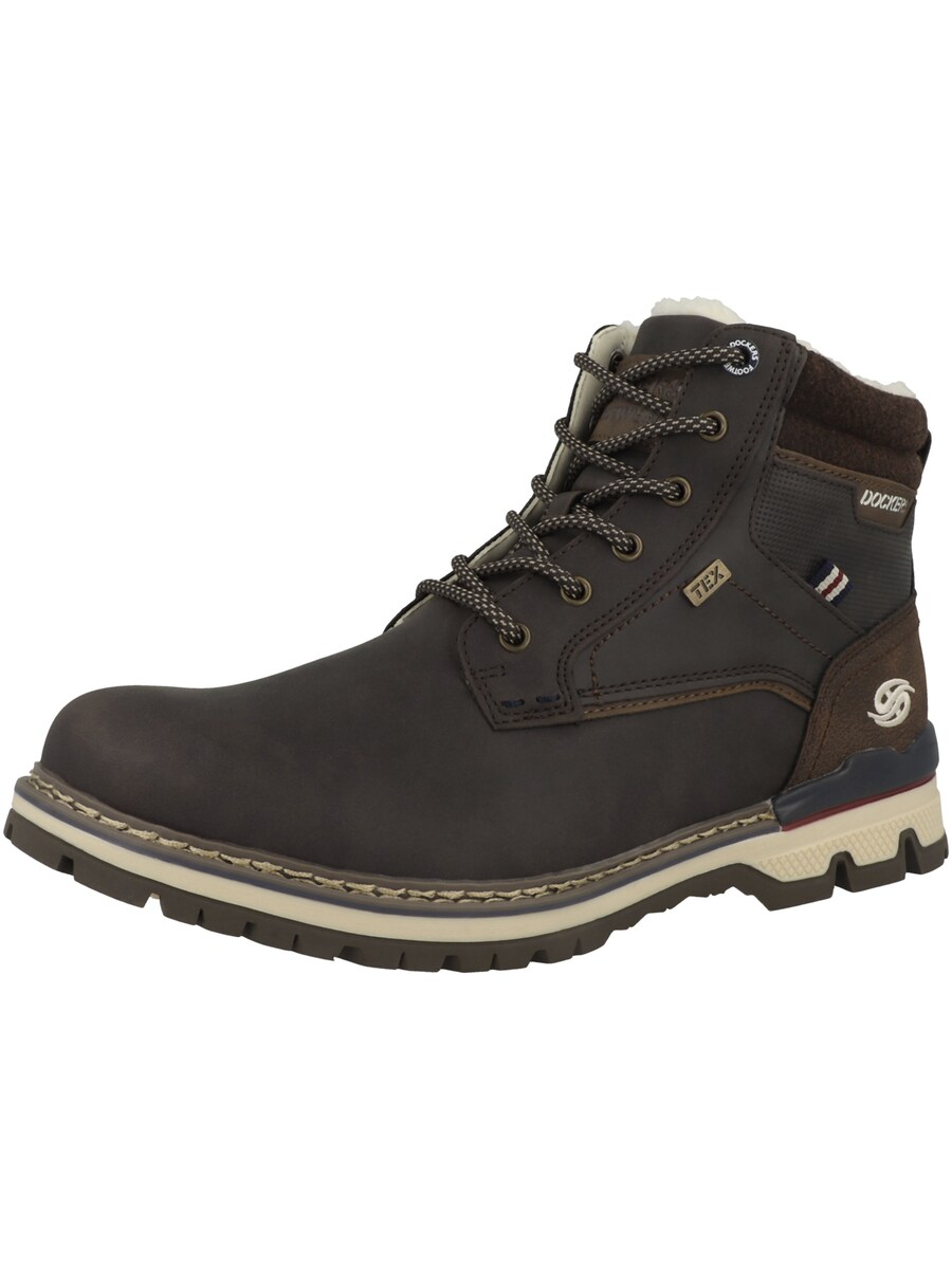 

Ботинки на шнуровке Dockers by Gerli, цвет Brown/Dark brown