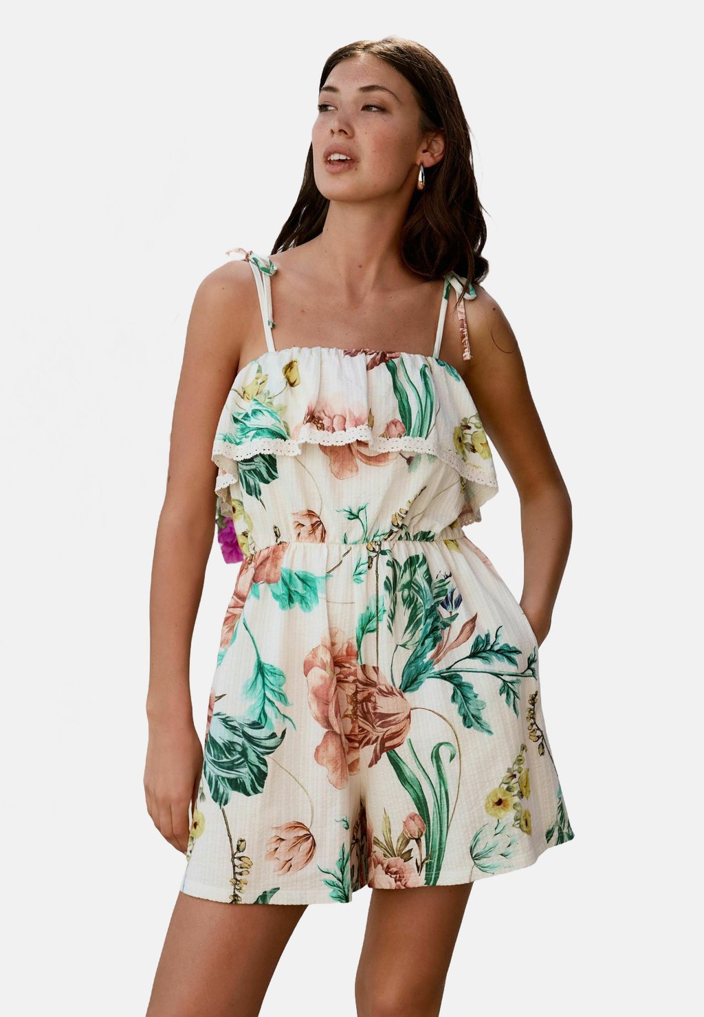 

Комбинезон TALL FIT - TEXTURED FRILL Next, белый
