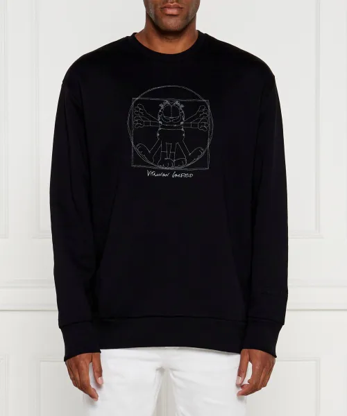 

Свитер Айсберг x Гарфилд Oversize fit Iceberg, черный