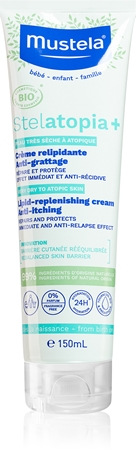 

Успокаивающий крем для детей с рождения Mustela BIO Stelatopia+, 150 ml
