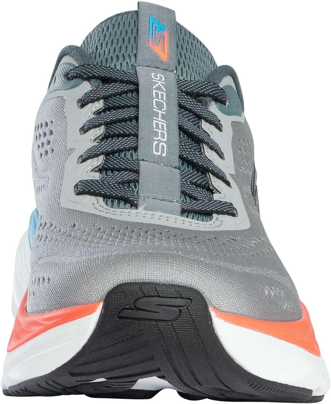 Мужские слипоны Skechers Max Run без шнурков, серый — фото 4