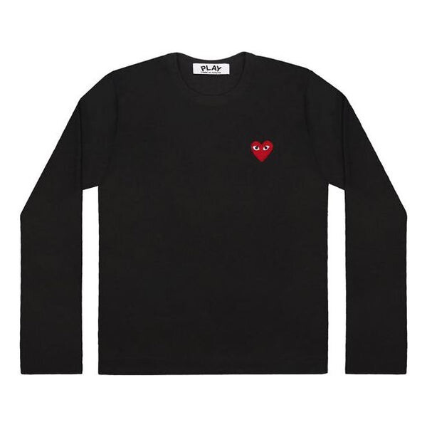 

Футболка logo long sleeves tee 'black' Comme Des Garcons Play, черный