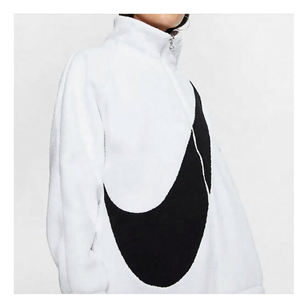 

Куртка большая флисовая куртка с галочкой Nike, белый