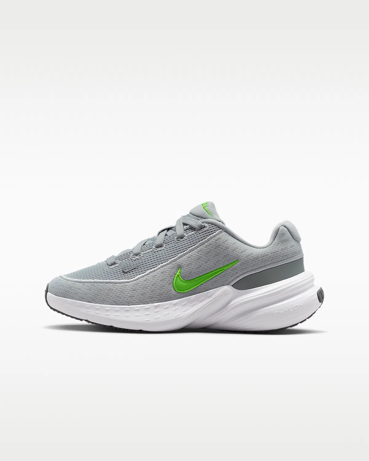 Детские кроссовки Nike Uplift SC, Light Smoke Grey/White/Smoke Grey/Mean Green
