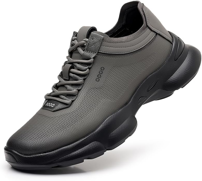 

Кроссовки для мужчин, шнуровка, уличная повседневная и спортивная обувь, противоскользящие, для прогулок и трекинга Sfxlucart, серый