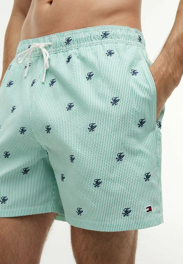 Плавки средней длины с вышивкой ithaca Tommy Hilfiger, Jade Wink Ecru Ithaca — фото 4