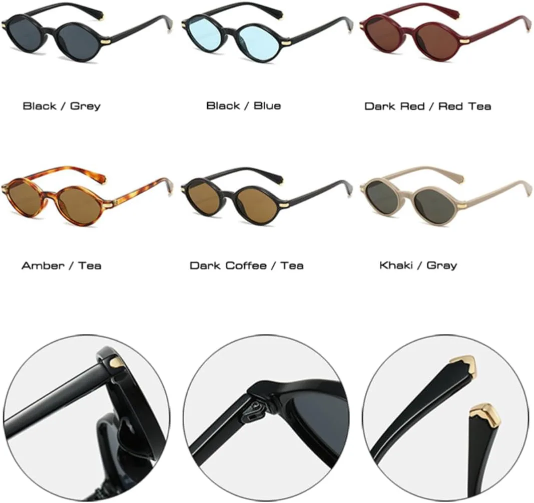 

Солнцезащитные очки для мужчин и женщин - защита UV400 - градиентные линзы "кошачий глаз" для занятий спортом на открытом воздухе и вождения DSVIGF, Dark Coffee Tea