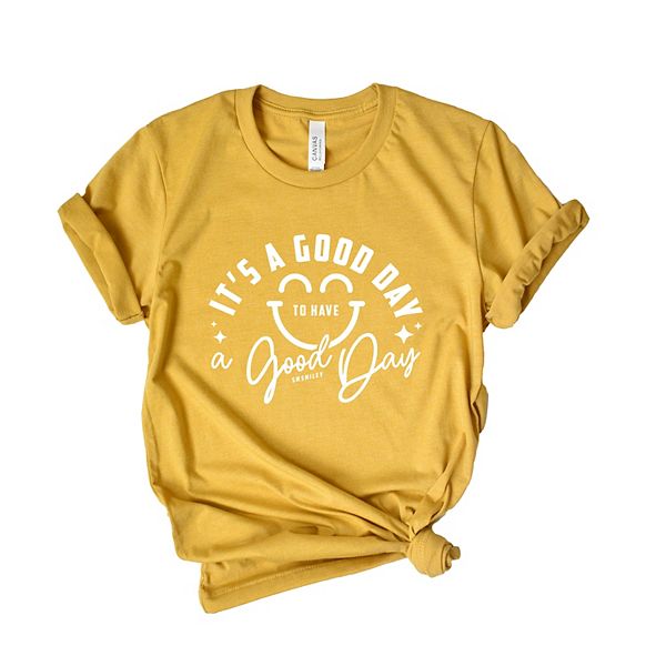 

SWSmiley it's a good day to have a good day - женская футболка с коротким рукавом Simply Sage Market, Mustard, Зеленый, SWSmiley it's a good day to have a good day - женская футболка с коротким рукавом Simply Sage Market, Mustard