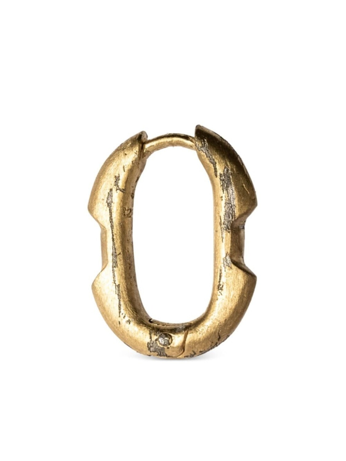 

Маленькая позолоченная серьга Deco Parts of Four, золотой