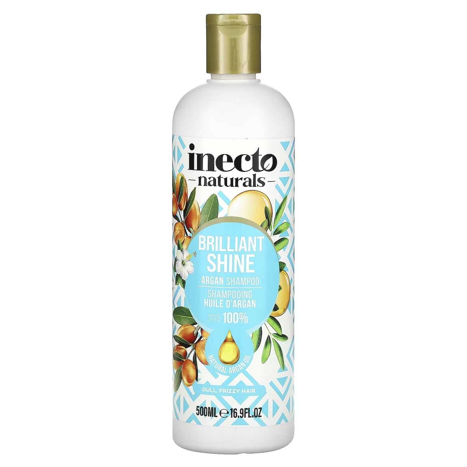 

Шампунь Inecto Naturals Brilliant Shine с арганой, 500 мл