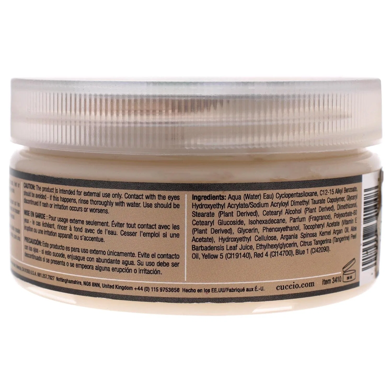 Ультраувлажняющий крем для тела Naturale Tangerina & Argan Butter Cuccio — фото 2
