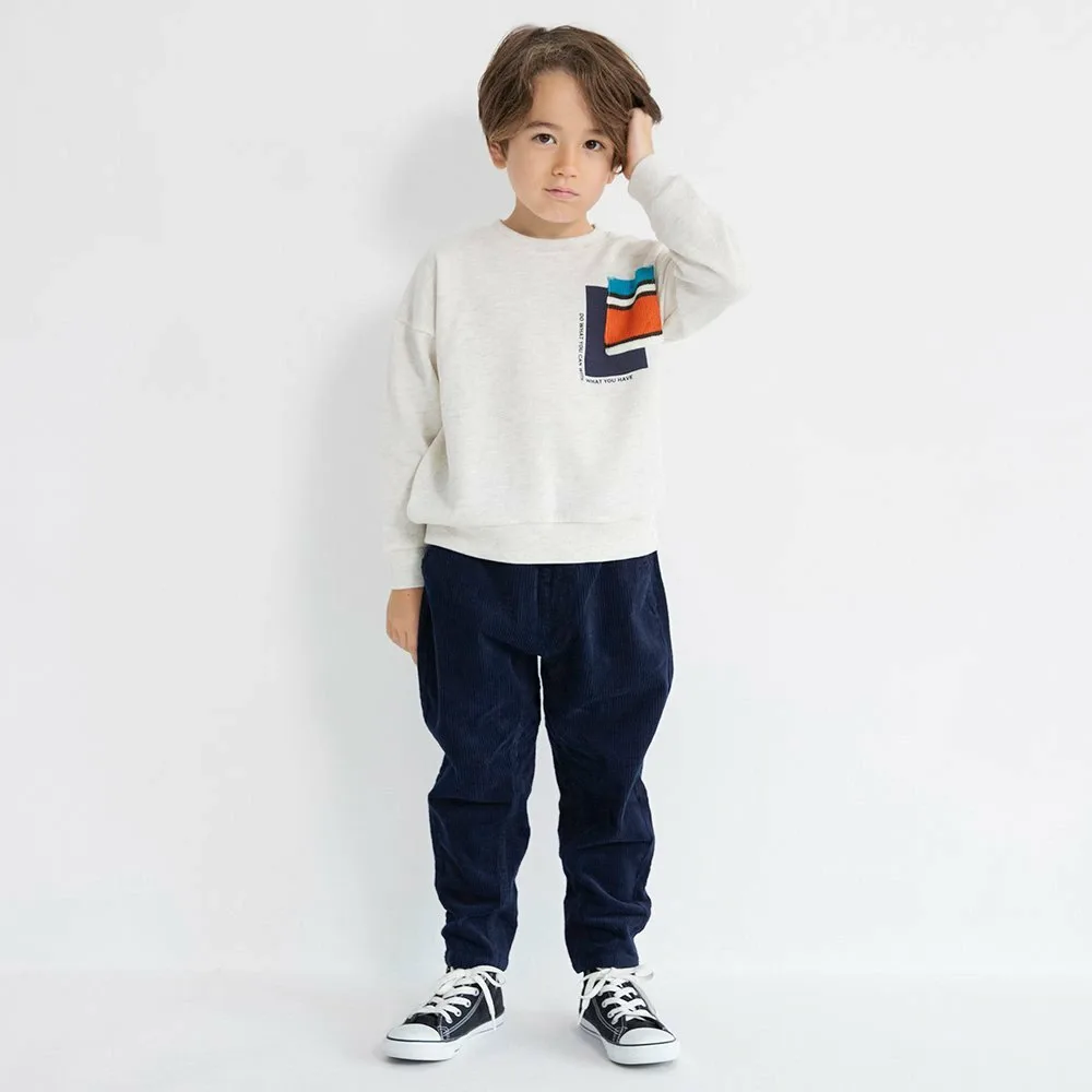Вельветовые брюки зауженного кроя Branshes, Navy blue — фото 3