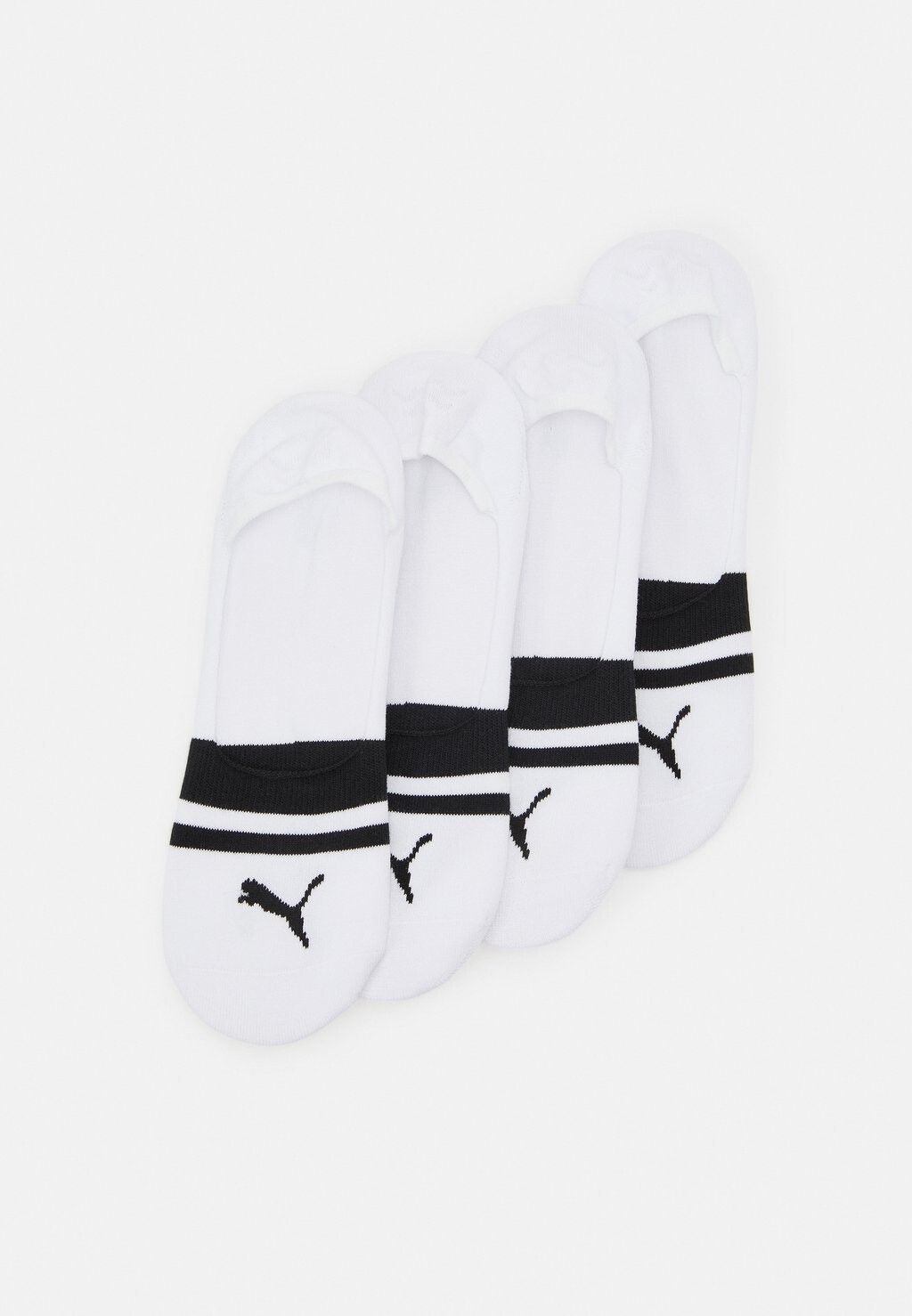 

Носки Heritage Footie Unisex 4 Pack Puma, белый
