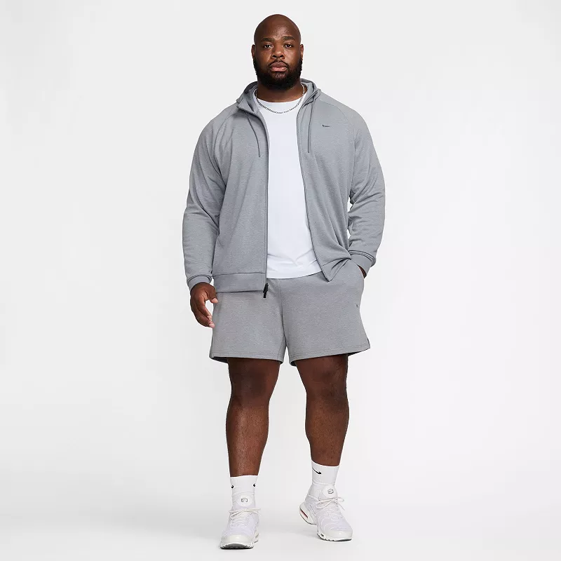 Мужские универсальные шорты Nike Dri-FIT Primary из флиса без подкладки размером 7 дюймов, цвет Cool Grey — фото 2