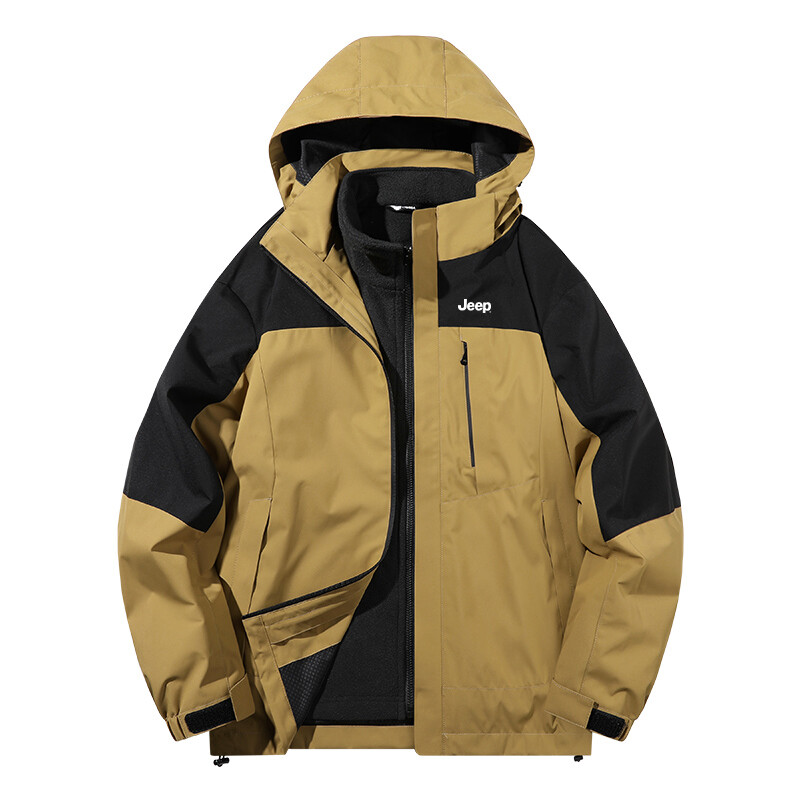 

Куртка унисекс Jeep, цвет Earth Grey 3-in-1 (Duck Down Inner Jacket)