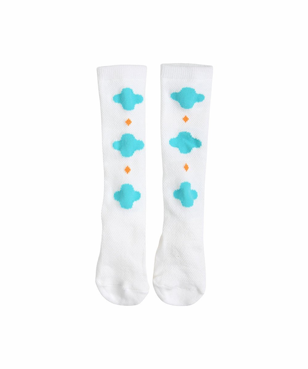 Длинные носки с завитками Moimoln, Mint