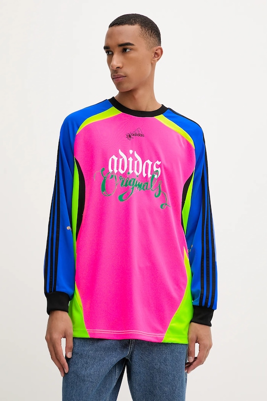 

Футболка вратаря Spiders Loose Tee с длинным рукавом Adidas Originals, розовый