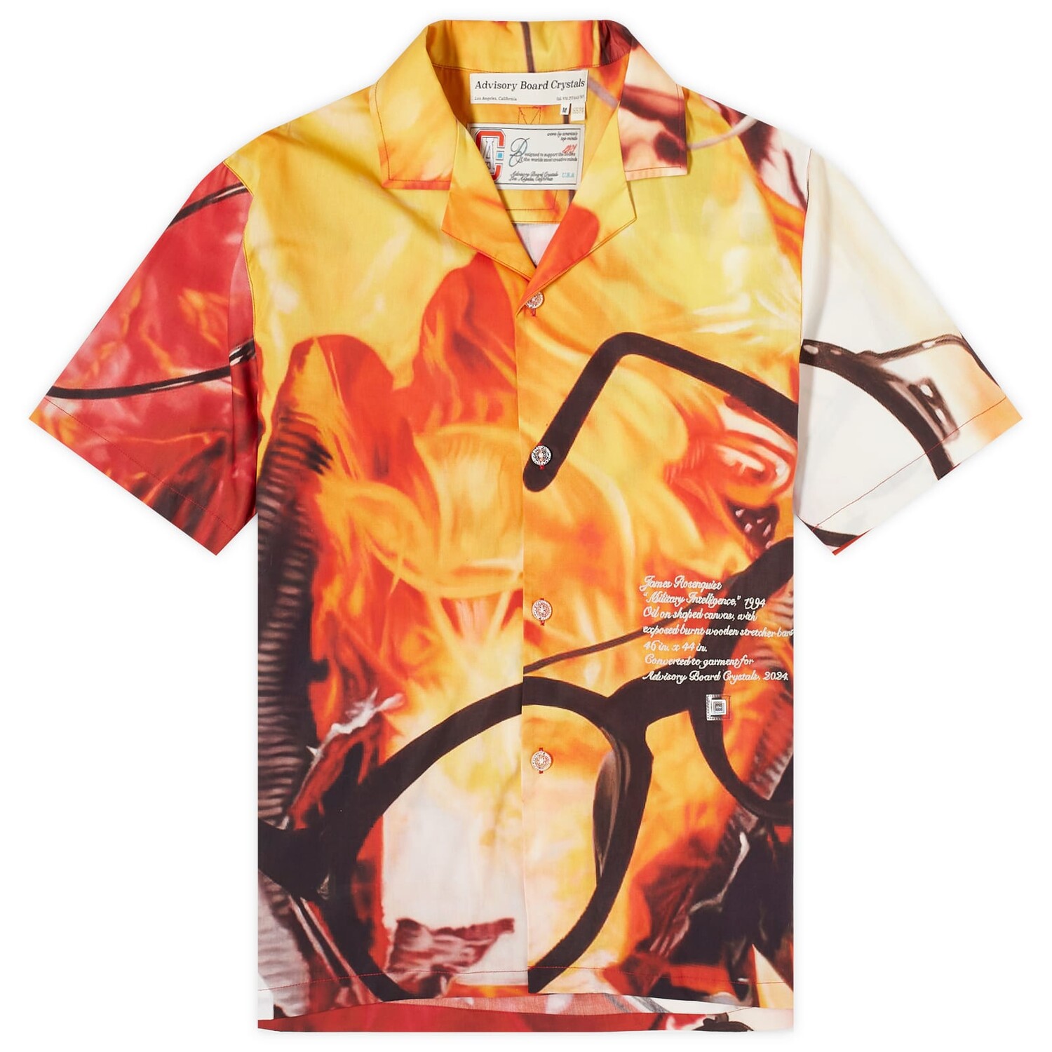 

Рубашка с коротким рукавом Advisory Board Crystals James Rosenquist Vacation Shirt, цвет Miltary