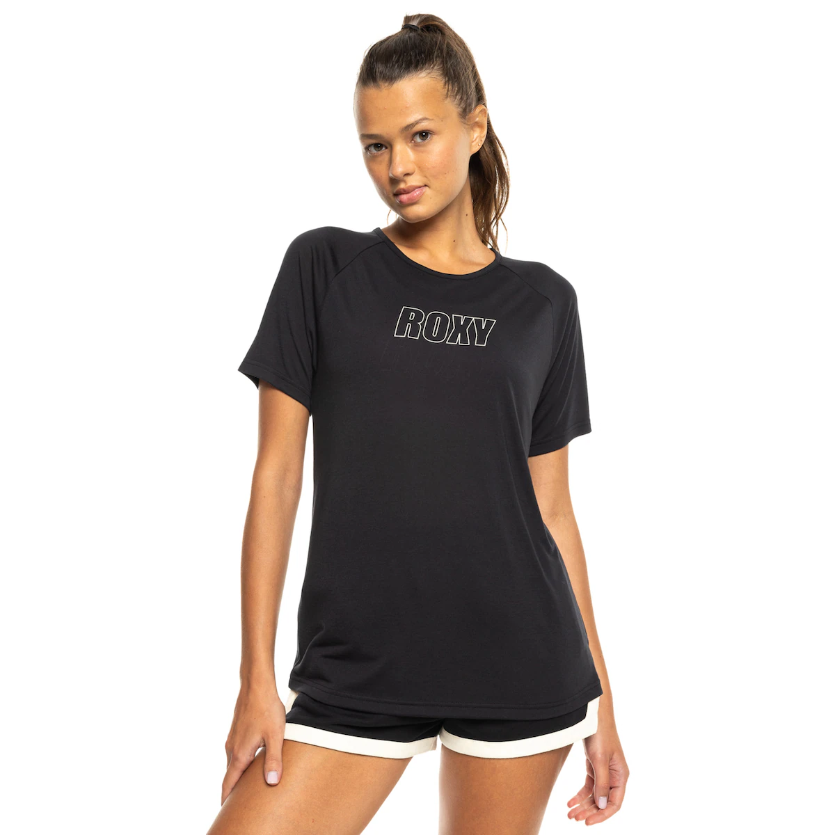 

Женская футболка Roxy Everyday Flow, черный