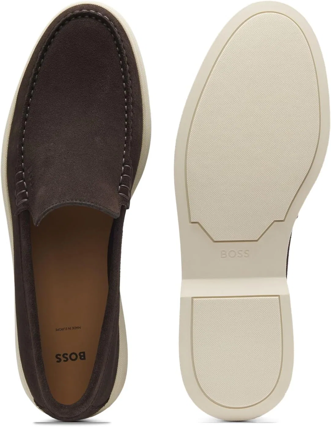 Лоферы Hugo BOSS Sienne, темно-коричневый — фото 4