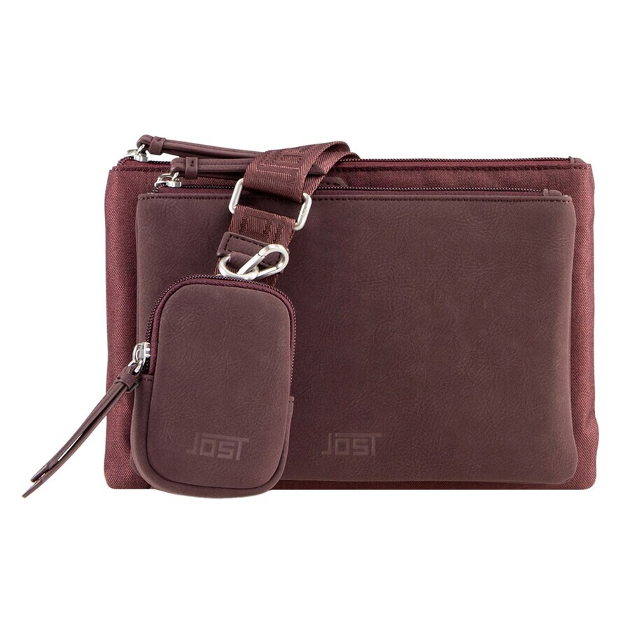 

Сумка кросс-боди JOST Crossbody Andoya, бордо