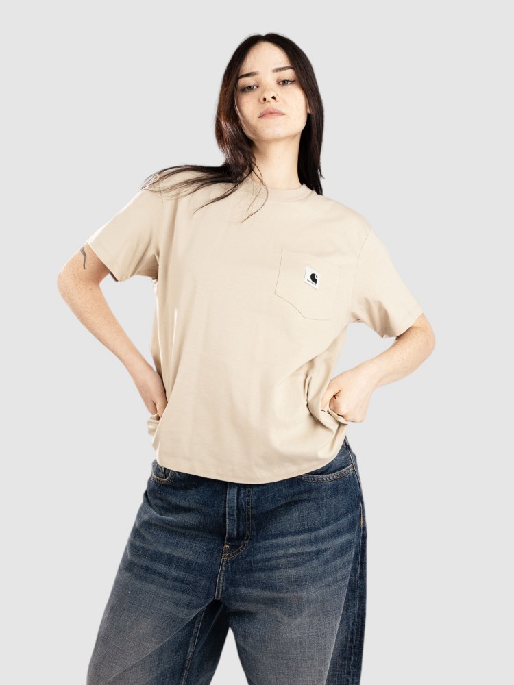 

Футболка Carhartt WIP Pocket T-Shirt, fleur de sel