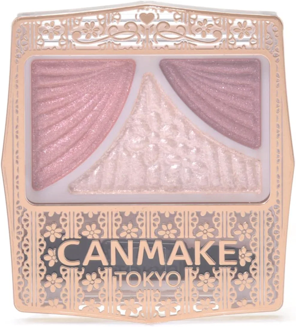 Палетка теней для век Canmake Powder Juicy Pure Eyes 14 Tender Flower, 1.3 г, глянцевый