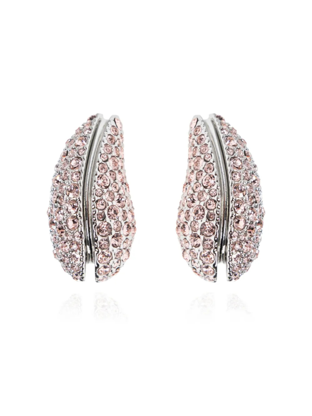 

Серьги, украшенные кристаллами Tory Burch, серебряный